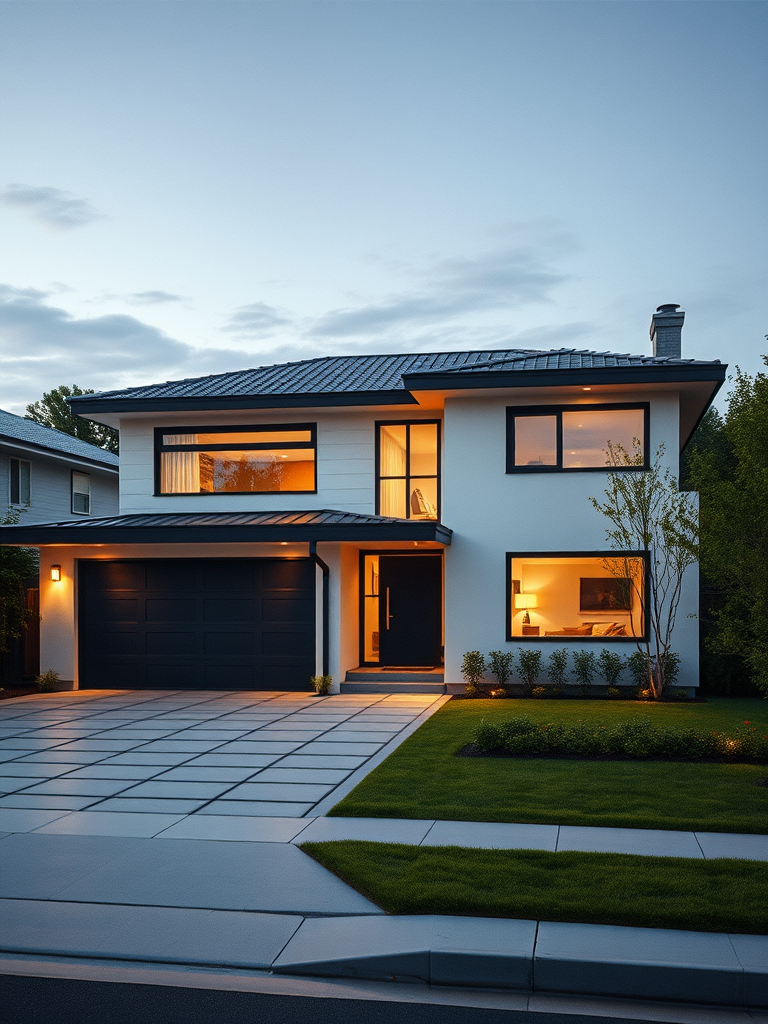 modern single-family house